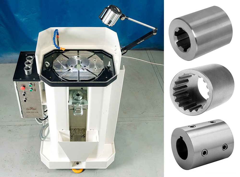Вертикально протяжной станок для шпоночного паза