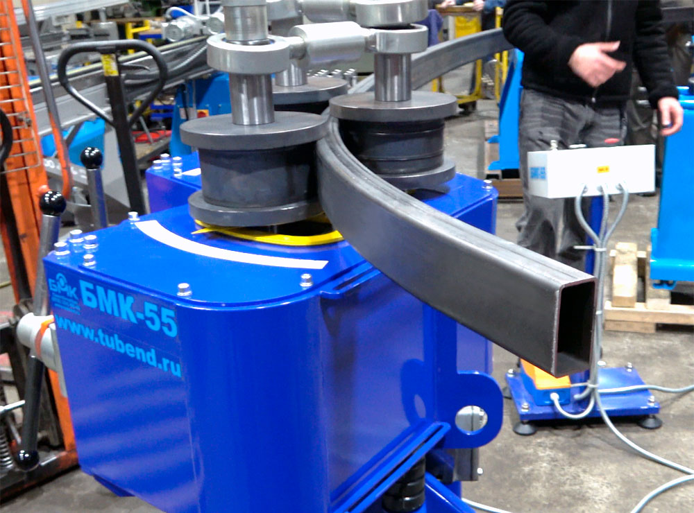 Трубогиб для профильной трубы 80x40