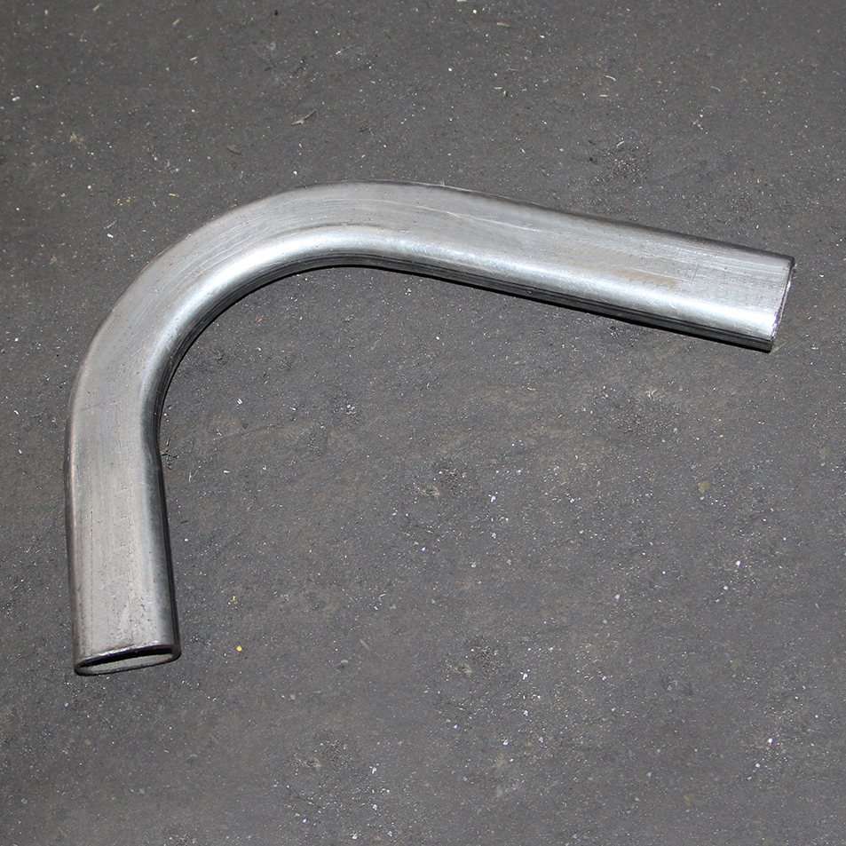 Гибка плоскоовальной трубы, согнутая плоскоовальная труба трубогиб для проскоовальной трубы