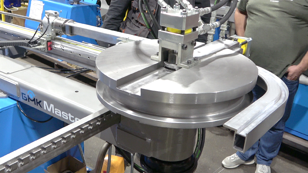 Трубогиб для гибки алюминиевого профиля